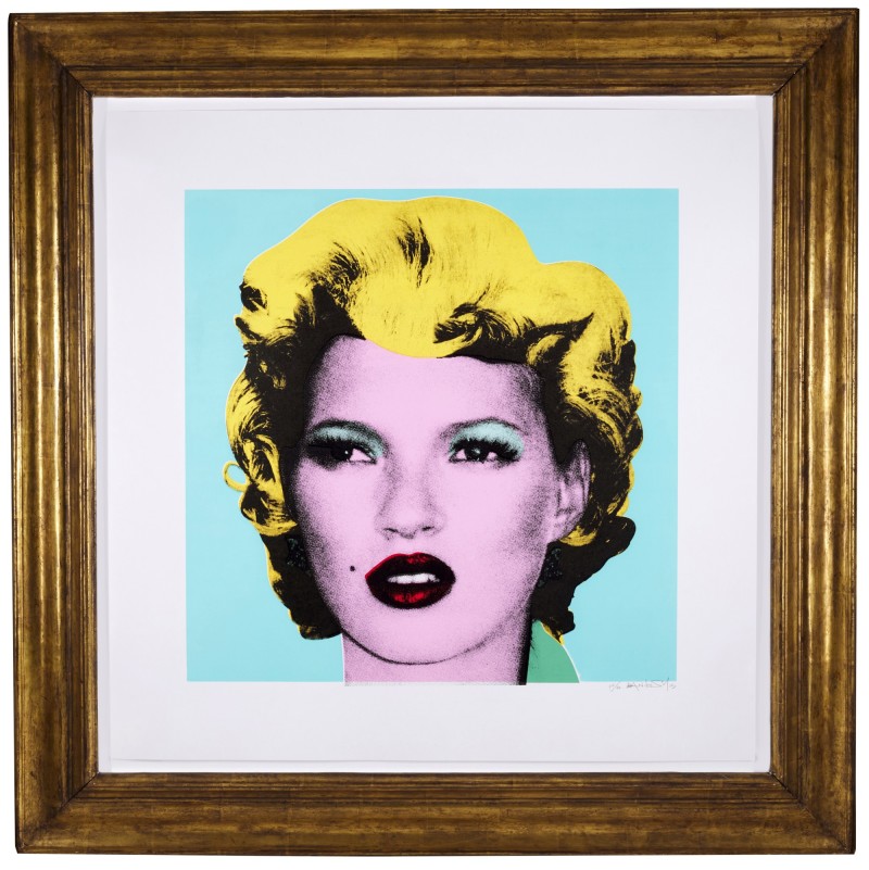 Banksy, Kate Moss, 2005 · Screen-print on paper, 70x70cm
