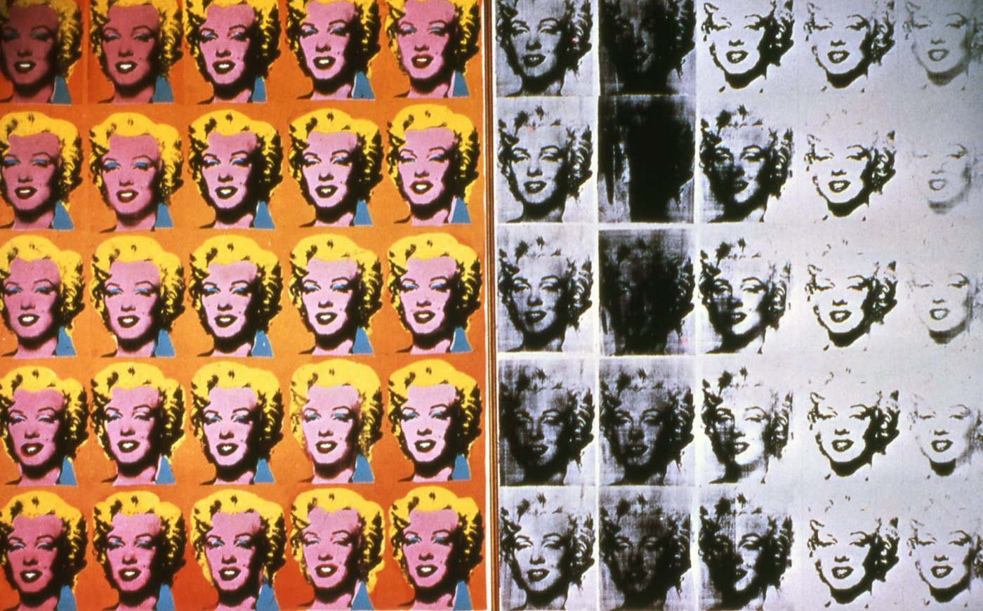 Andy Warhol, Marilyn Diptych, 1962 · Acrylic paint on canvas, 205×289 cm (81×114 inches)