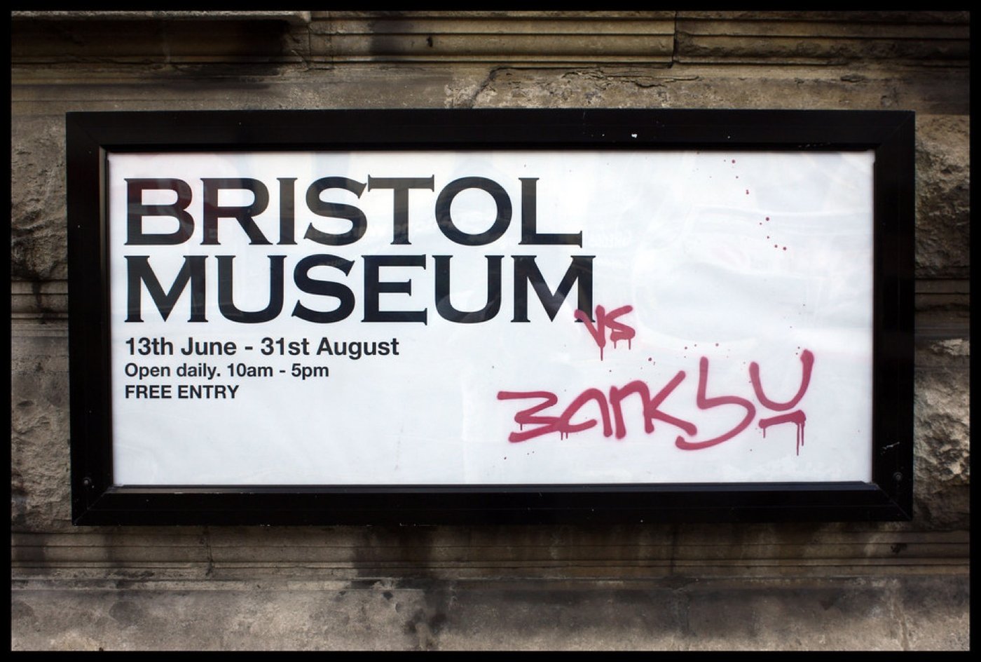 Banksy — Banksy vs. Bristol Museum, Bristol, 2009