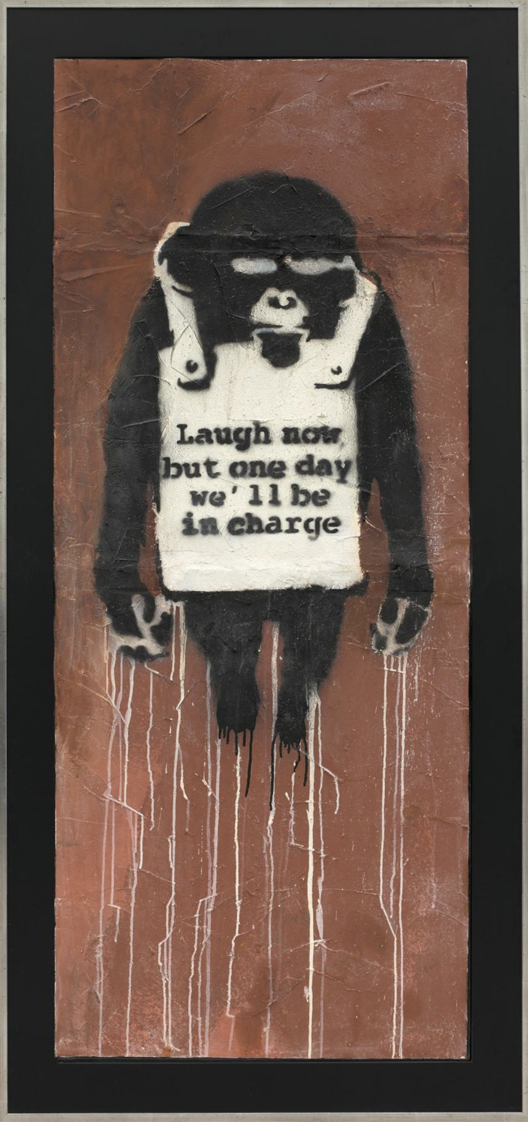 Banksy — Laugh Now Panel A, 2002