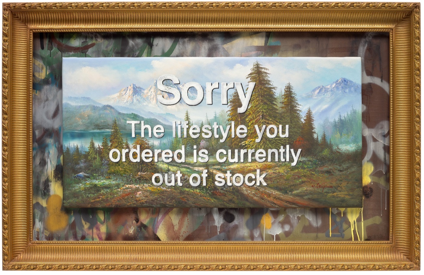 Banksy — Sorry The Lifestyle You Ordered Is Currently Out Of Stock, 2012