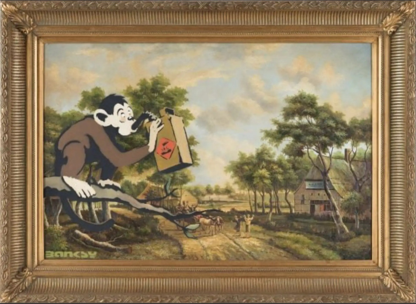 Banksy — Monkey Poison