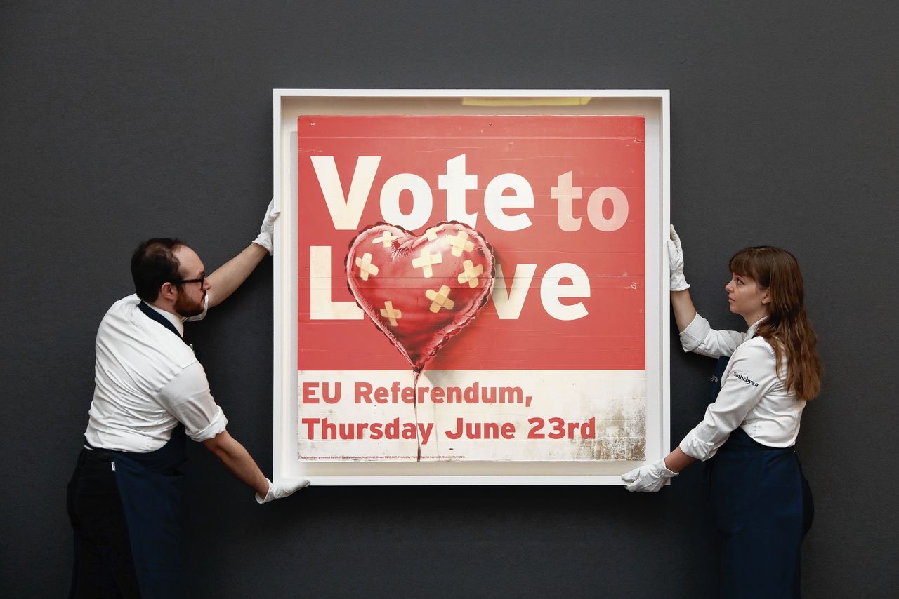 Banksy — Vote To Love,