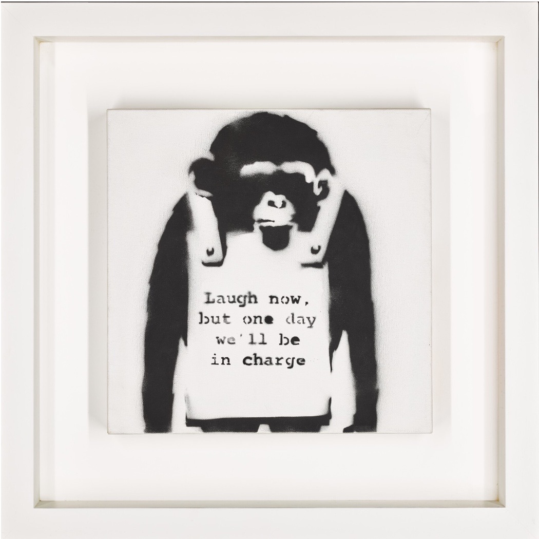 Banksy — Laugh Now, 2002