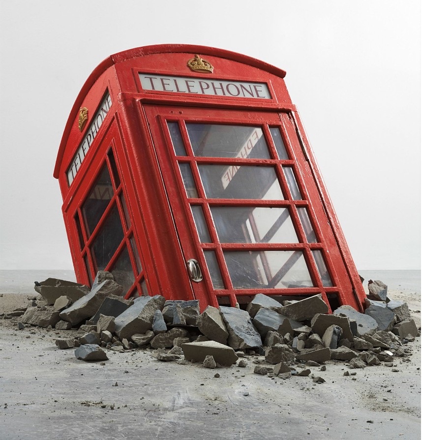 Banksy — Submerged Phone Booth, 2006