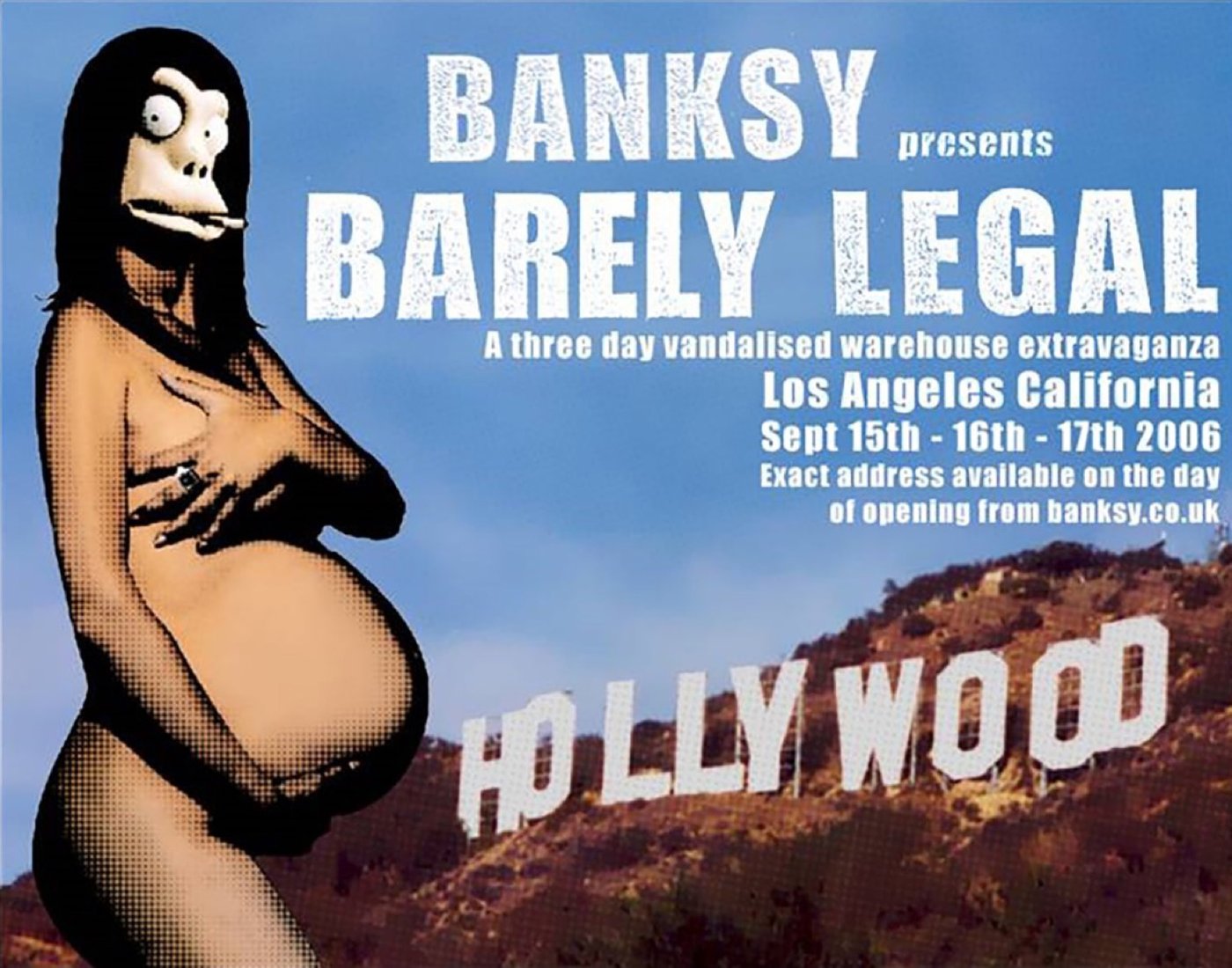 Banksy — Barely Legal, Los Angeles, 2006