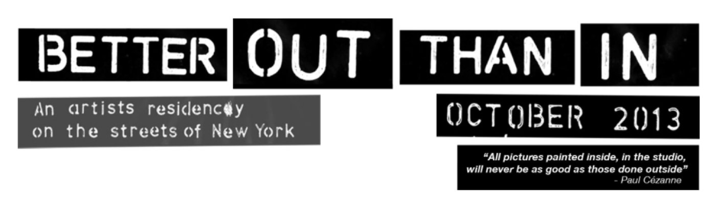 Banksy — Better Out Than In, New-York, 2013