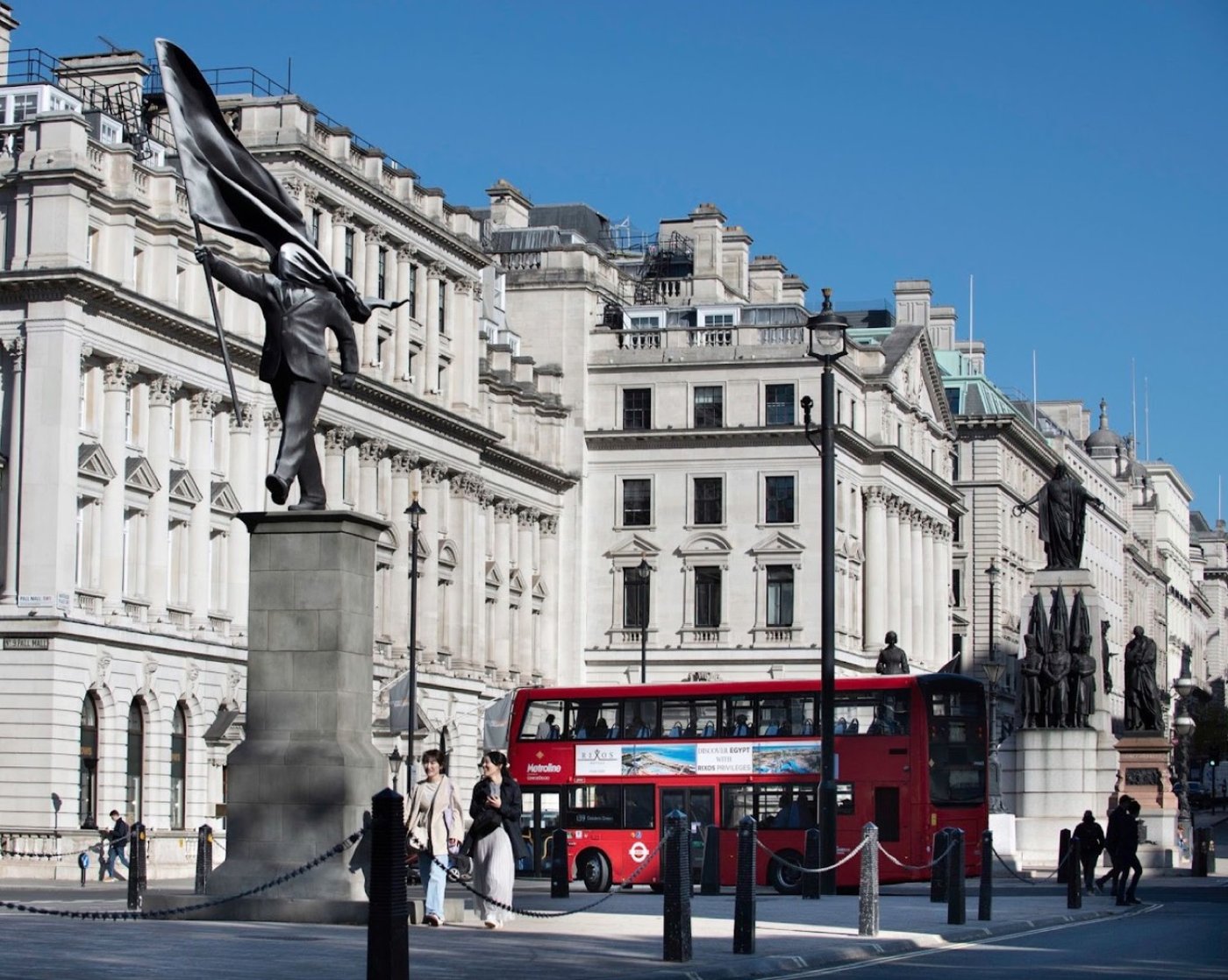 Banksy — Blind Patriotism, London, April 2026