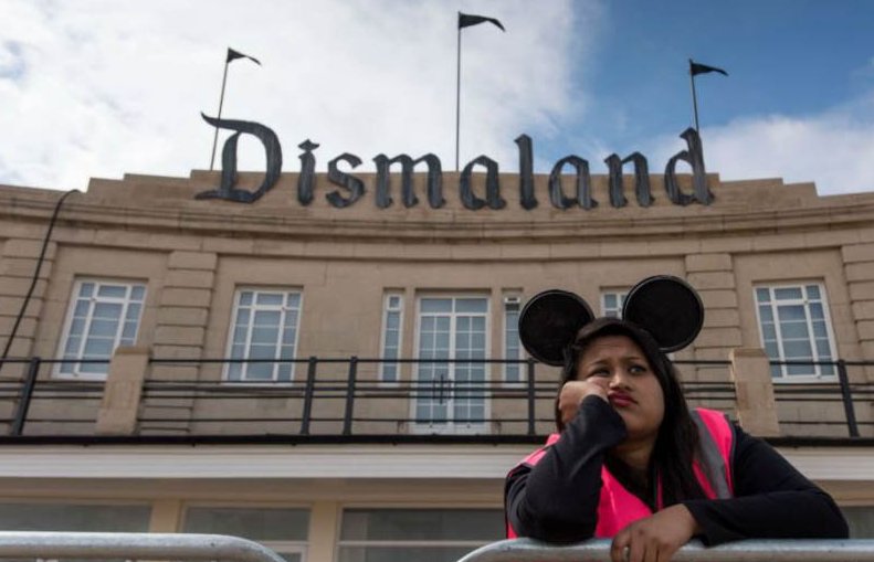 Banksy — Dismaland, Weston Super Mare, August 2015