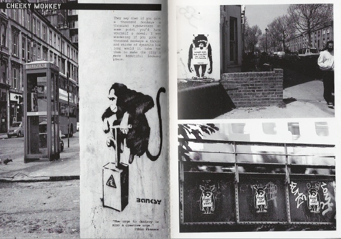 Banksy Monkey Business