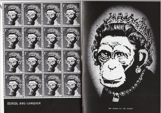 Banksy, Banging Your Head Against a Brick Wall