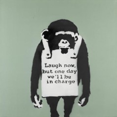 Banksy Monkey Business