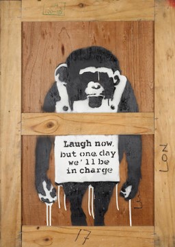Banksy Monkey Business