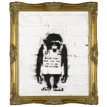 Banksy Monkey Business