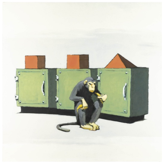 Banksy Monkey Business