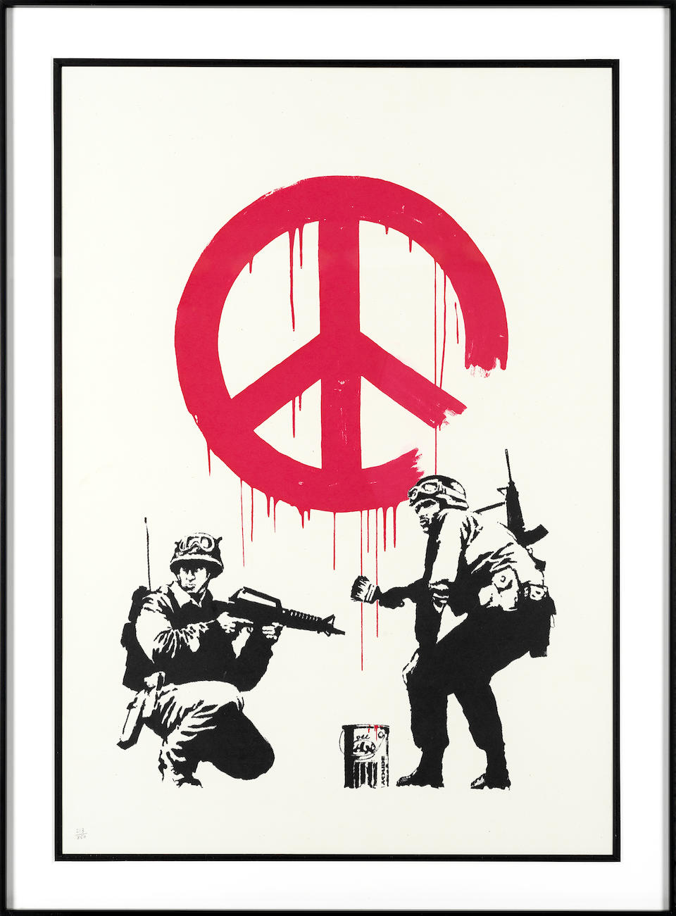CND Soldiers, 2005 · Screen-print in colors on paper · 70×50 cm (27 1/2 x 19 5/8 inches)