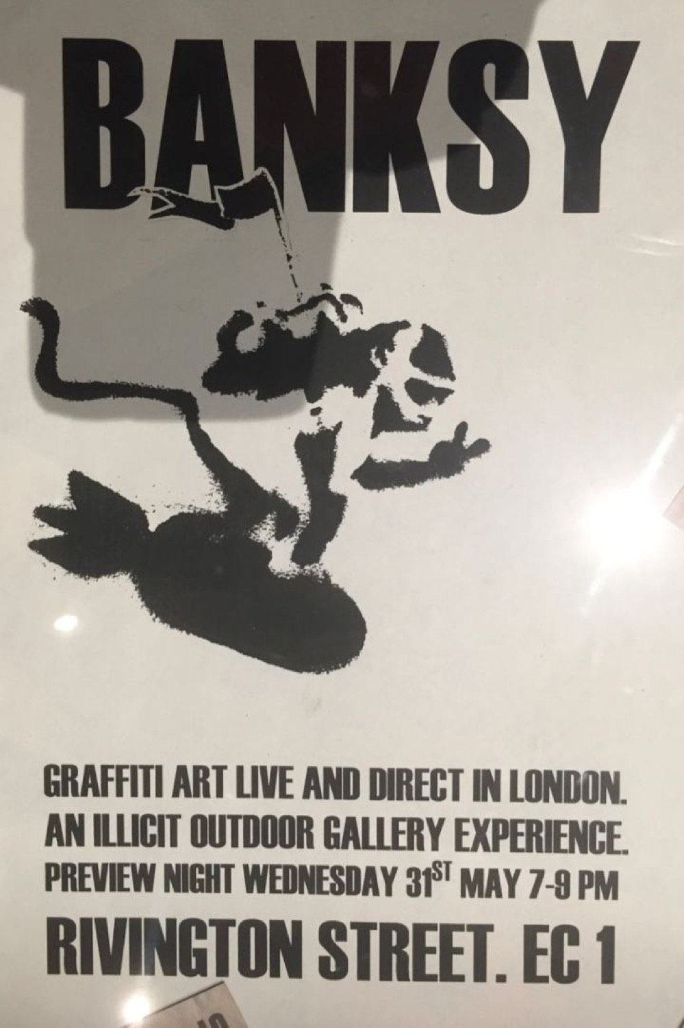 Banksy — Rivington Street Tunnel, London, 2000