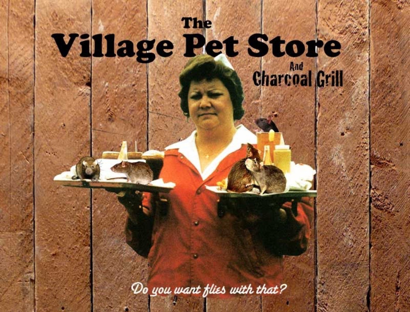 Banksy — The Village Pet Store and Charcoal Grill, October 2008