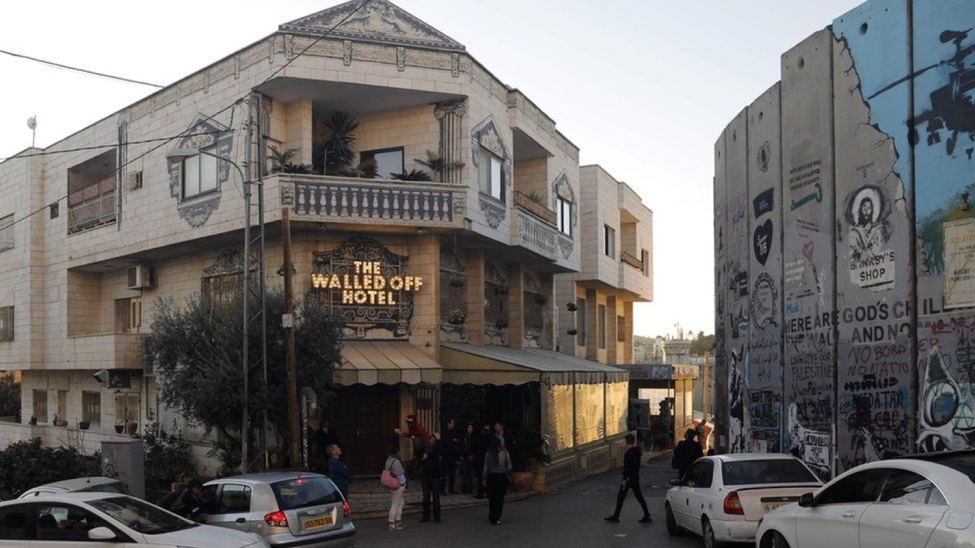 The Walled Off Hotel, March 2017 - Banksy Explained