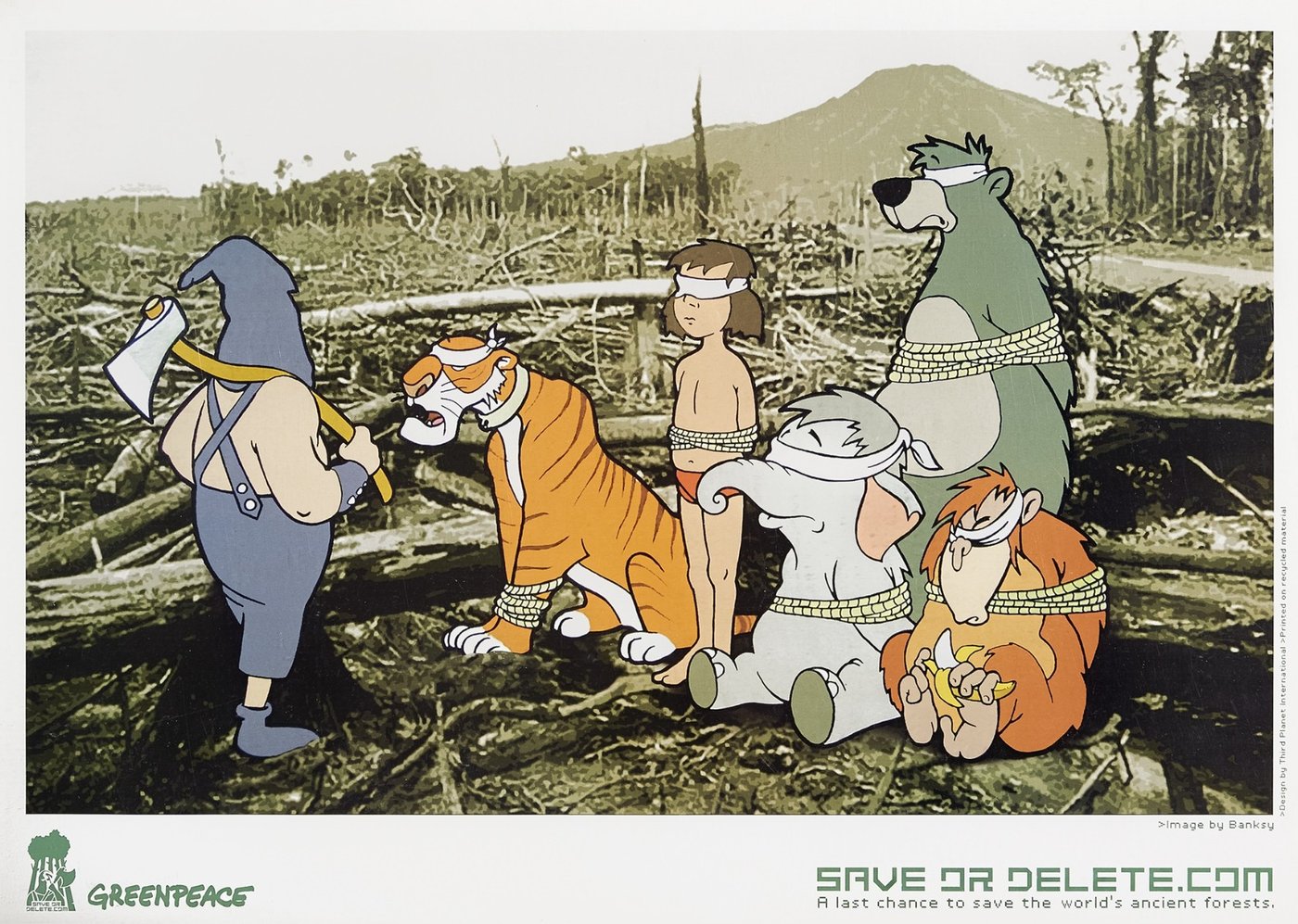 Save or Delete – Greenpeace Poster, 2002