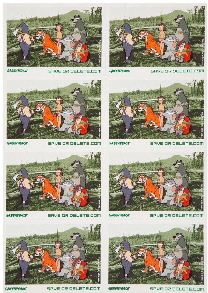 Save or Delete 8-part sticker sheet