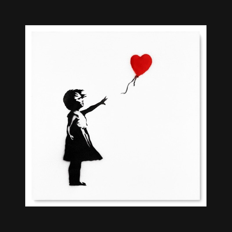 Banksy, Girl And Balloon, 2003