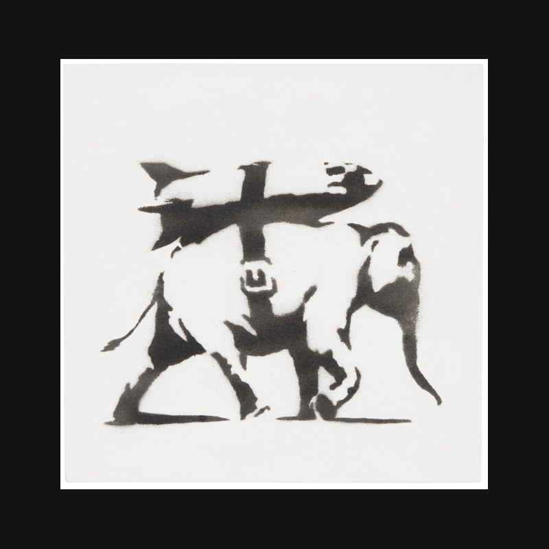 Banksy, Heavy Weaponry, 2003-2004