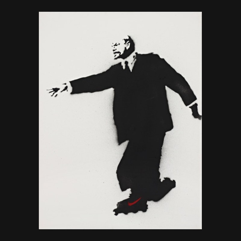 Banksy, Lenin on Rollerblades (Who Put the Revolution on Ice?), 2003