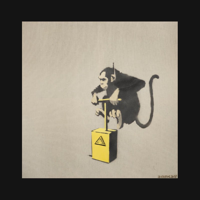 Banksy, Monkey Detonator, 2000