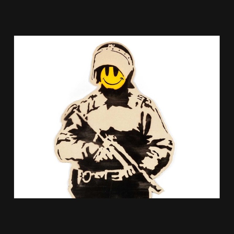 Banksy, Smiling Copper, 2003