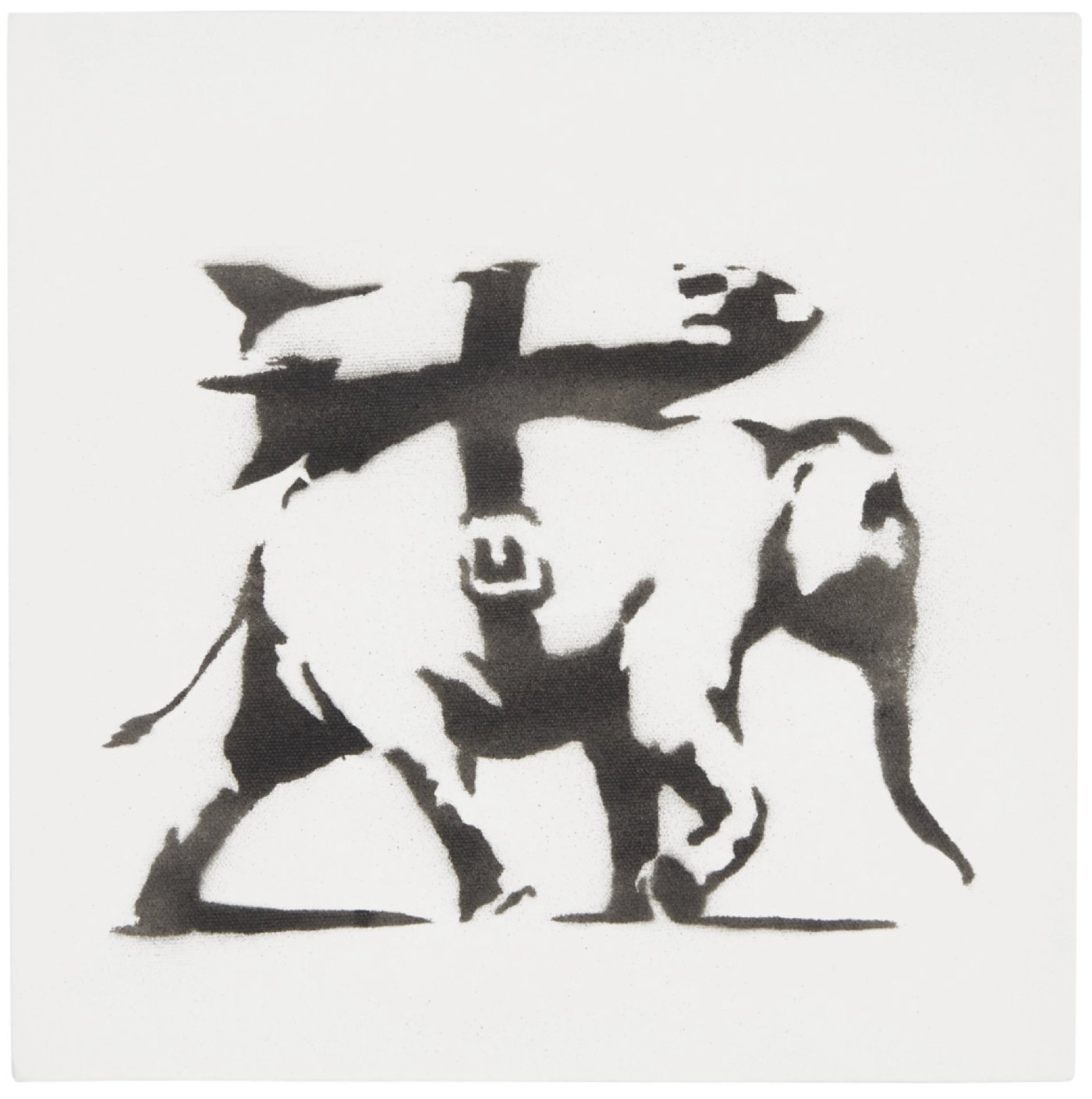 Banksy, Heavy Weaponry, 2003-2004