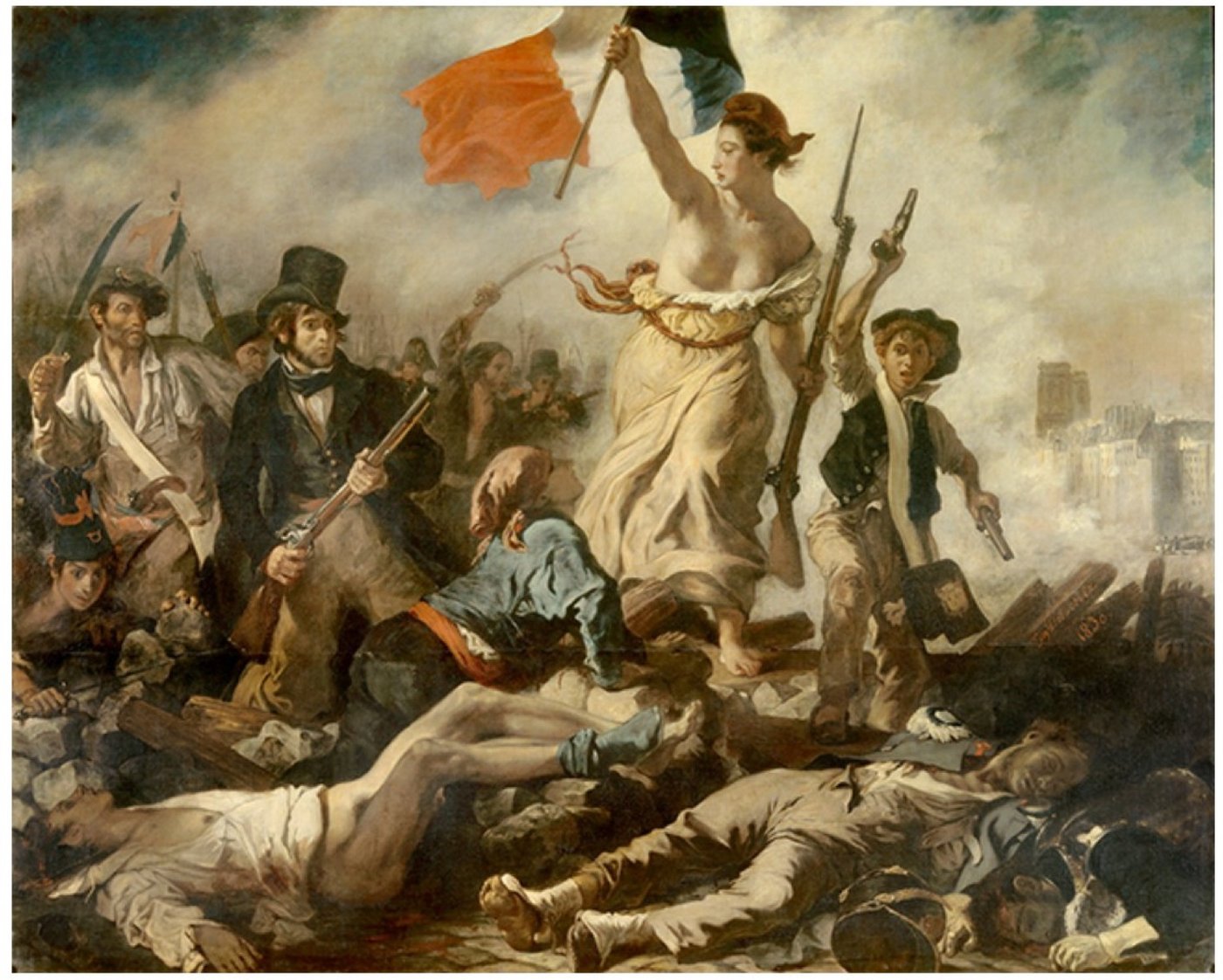 Eugène Delacroix, Liberty Leading the People, the July 28th, 1830, 1830, Musée du Louvre, Paris. Image: Photo Josse/Scala, Florence
