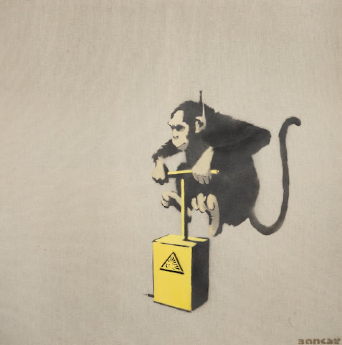Banksy, Monkey Detonator, 2000