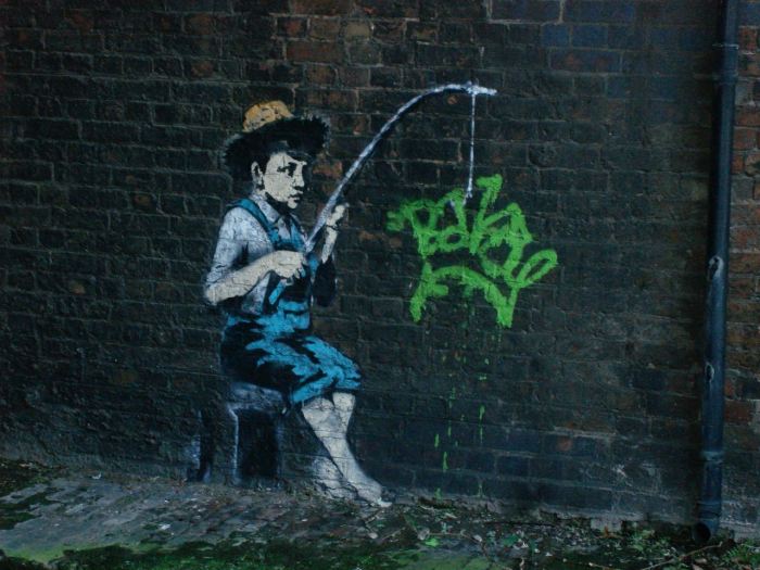 Boy Fishing, London, September 2009