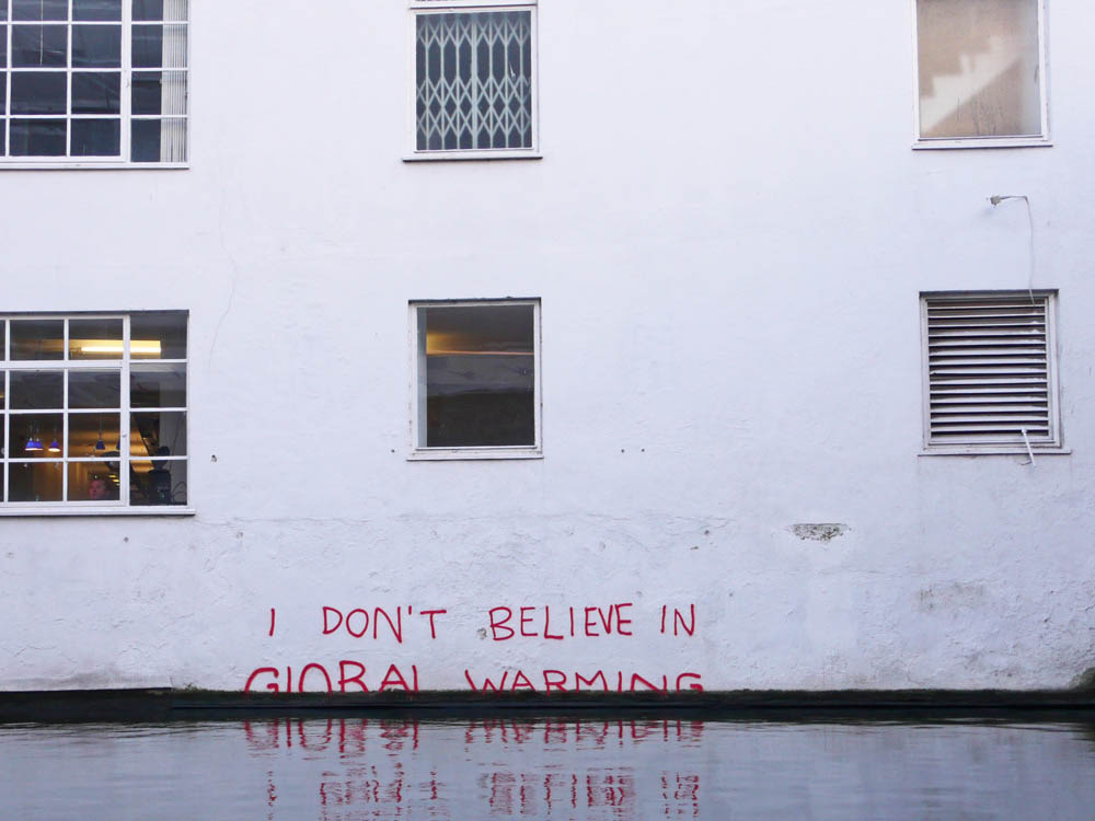 I Do Not Believe in Global Warming, London, December 2019