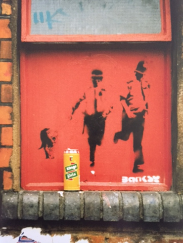 Leopard Chasing Police, Bristol, 1999