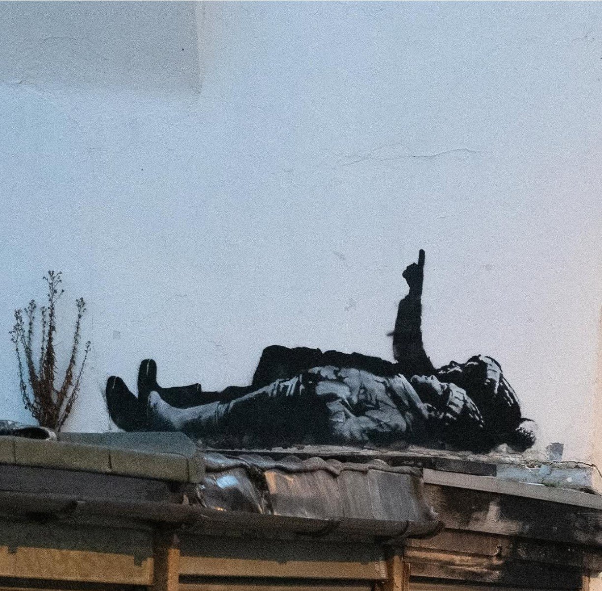 Banksy, Children Looking Toward the Sky mural