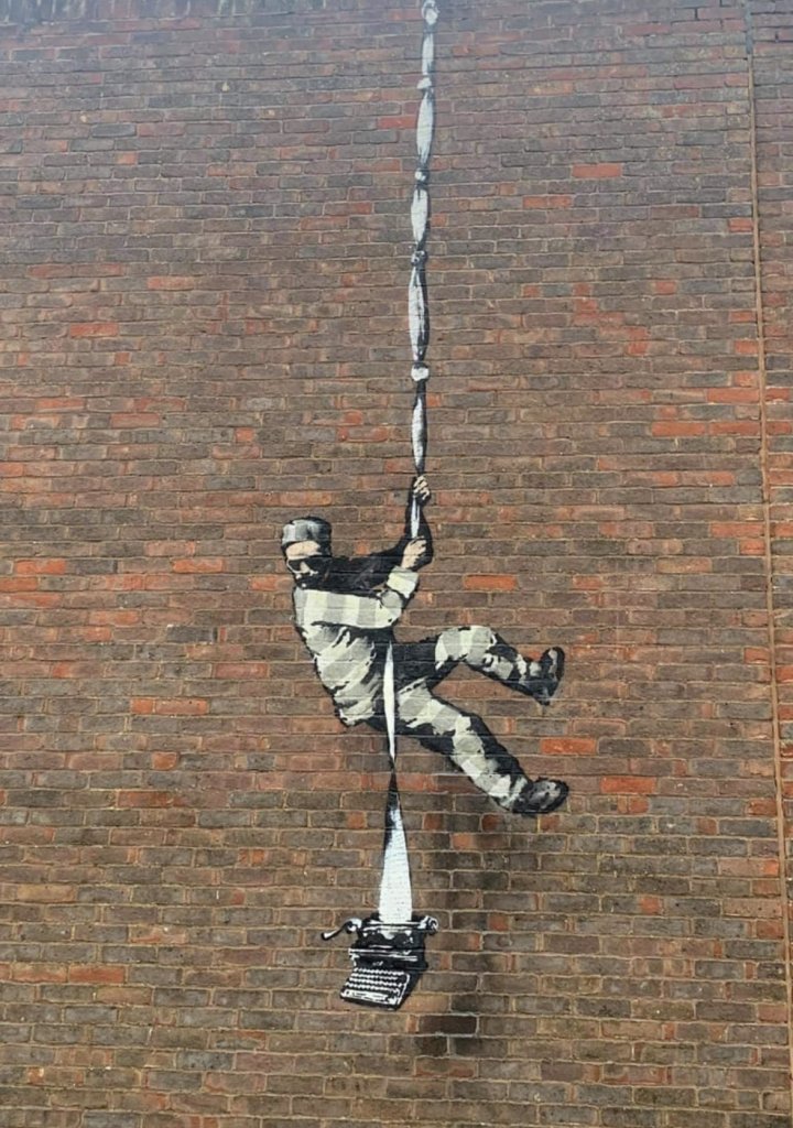 Banksy, Create Escape mural