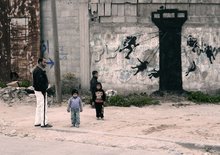 Banksy, Gaza Murals mural