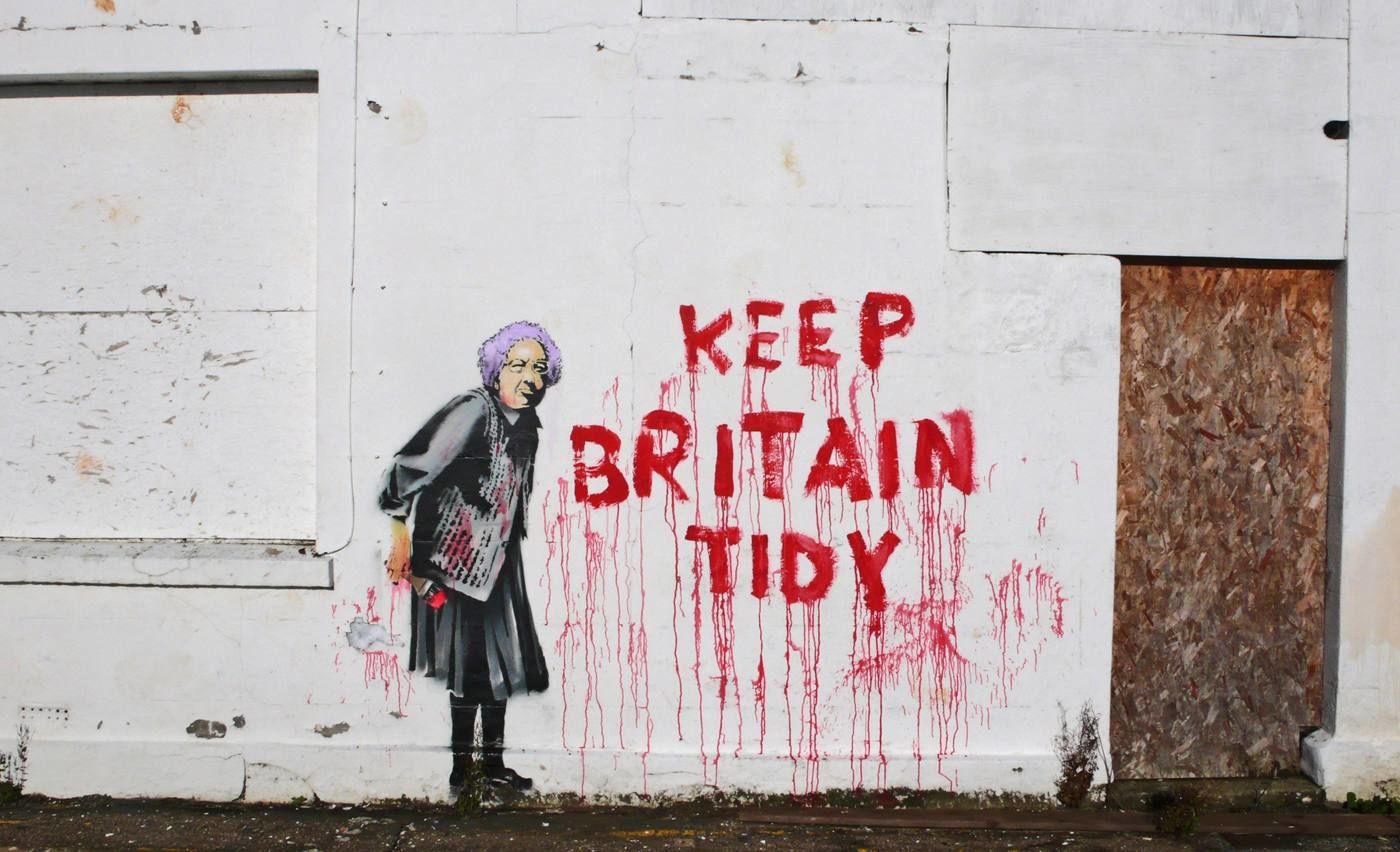 Banksy, Keep Britain Tidy mural