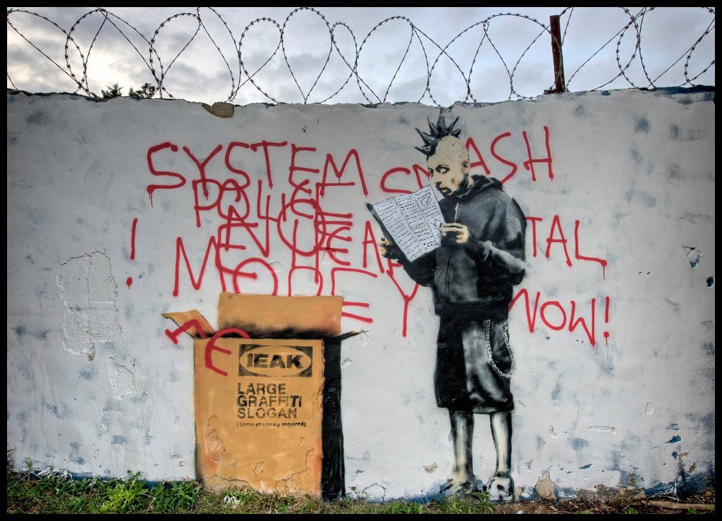 Banksy, Ikea Punk mural