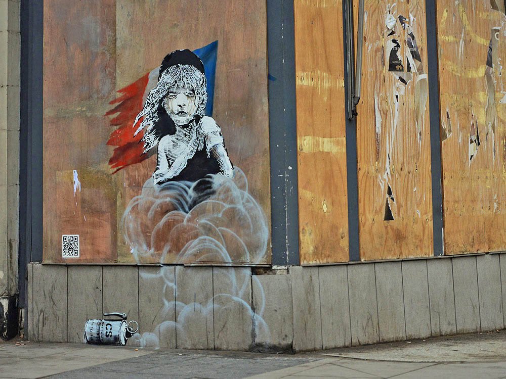 Banksy, Les Misérables mural