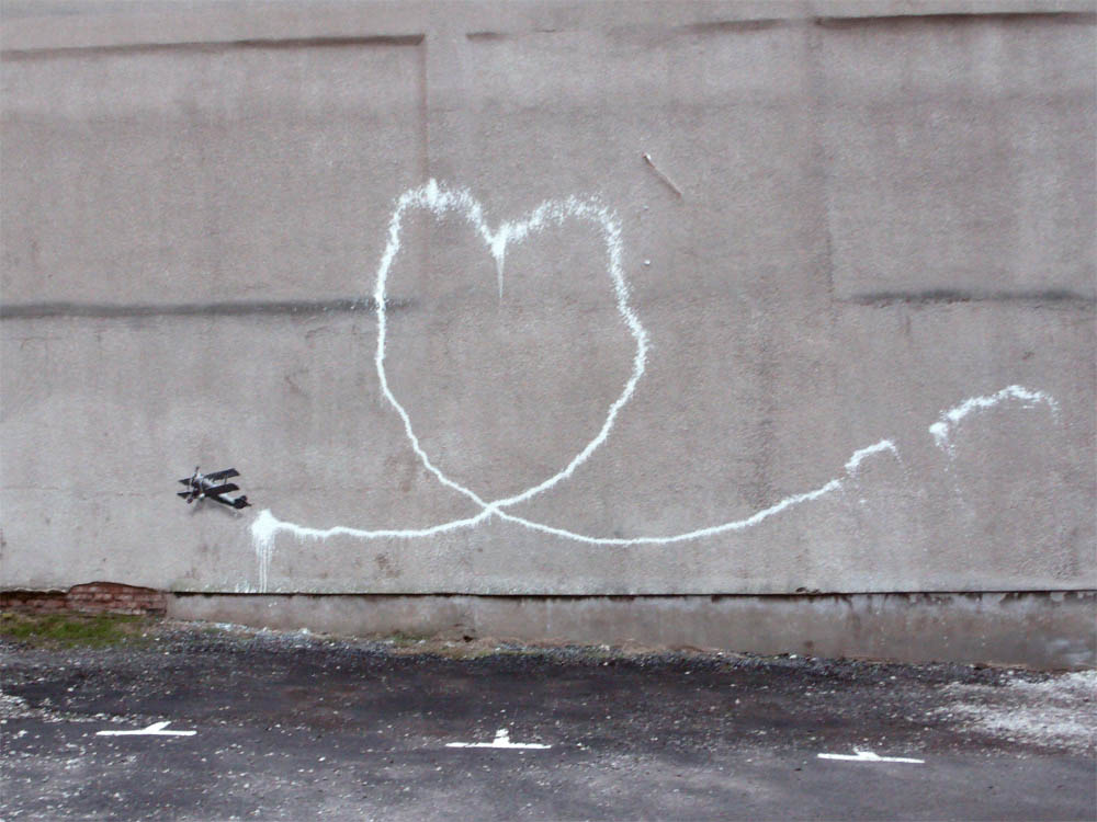 Banksy, Love Plane mural