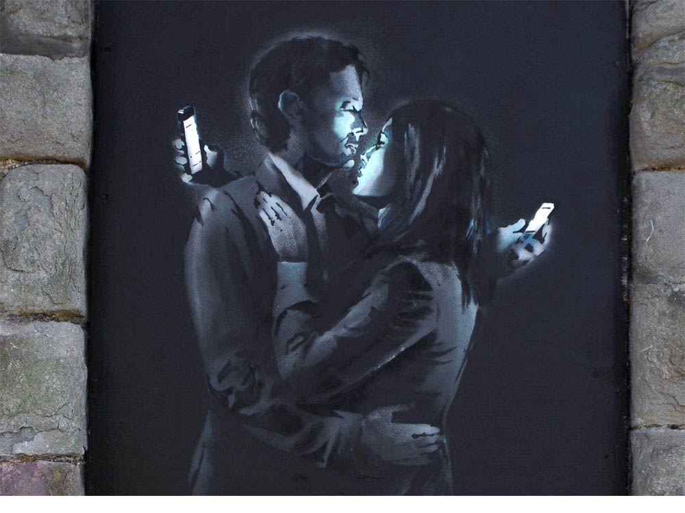 Banksy, Mobile Lovers mural