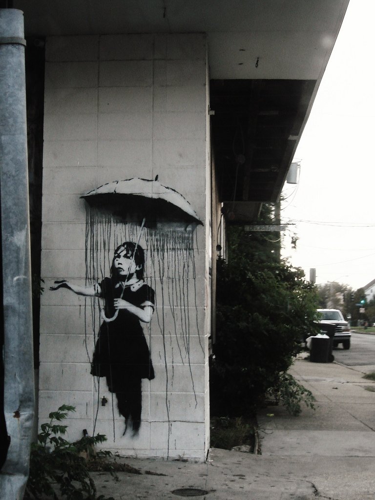 Banksy, Nola and New Orleans Murals mural