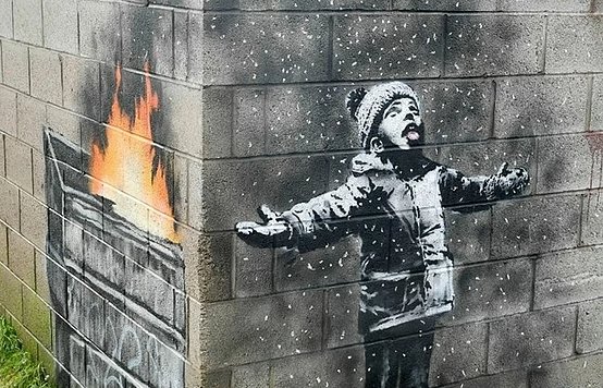 Banksy, Seasons Greetings mural