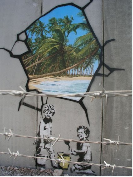 Banksy, The Segregation Wall mural