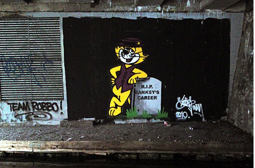 July 2010 – Robbo accuses Banksy of having a career