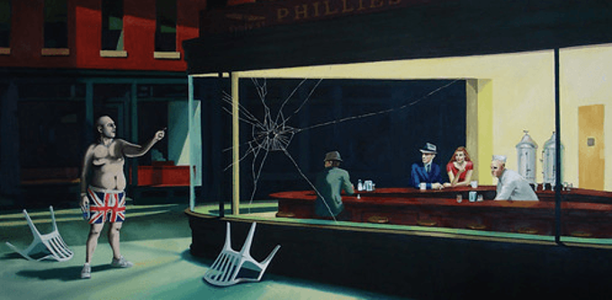 Banksy, Are You Using That Chair?