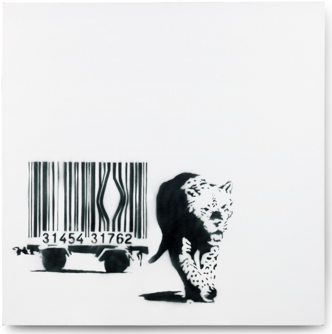 Banksy, Barcode Leopard